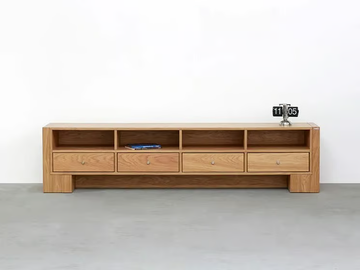 SIDEBOARD / ART 119 - Low TV cabinet by Wissmann raumobjekte - view 2